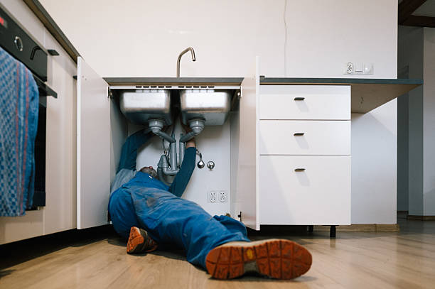 Professional Drain Cleaning technician working in Westwood, CA